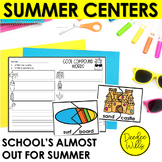 Summer Center Activities Math & Literacy End of Year Revie