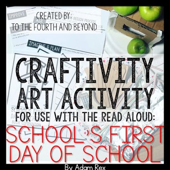 Preview of Schools First Day of School Read Aloud Craftivity Art Activity