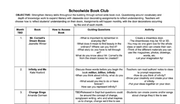 Preview of Schoolwide Book Club (Grades K-6)