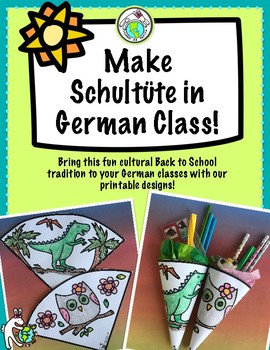 Preview of Schultüte Baseln German Back to School Culture Tradition