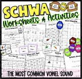 Schwa Worksheets and Activities Mapping Spelling Reading