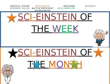 Preview of Sci-Einstein of the Week/Month