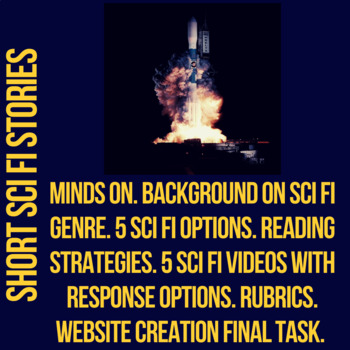 Preview of Sci-Fi Shorts- Reading Comprehension Strategies, Sci-fi Clips + Website Creation