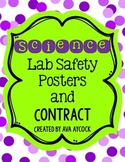 Science Lab Safety Rules Poster and Contract