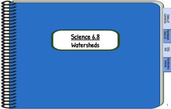 Preview of Science 6 - Watersheds - Digital Interactive Notebook (VA SOL 6.7)