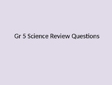 Science 76 Question Review for Florida 5th Grade Test FCAT