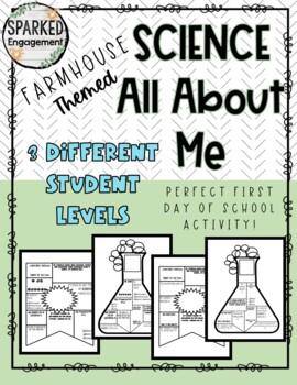 Preview of Science About Me- Beginning of the Year Activity