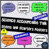 Accountable Talk Science Stems and Starters Questions and Statements Posters