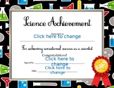 Science Achievement Award 2