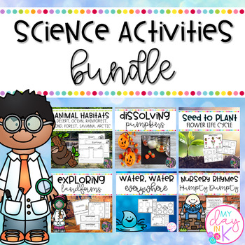 Preview of Science Activities and Experiments for Kindergarten BUNDLE
