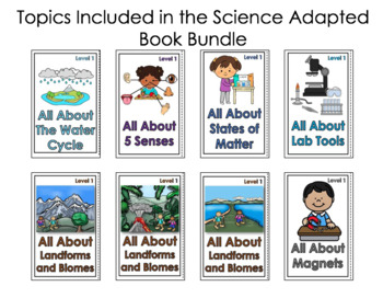 Preview of Science Adapted Book Bundle