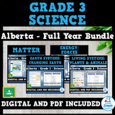 Science - Alberta Grade 3 - FULL YEAR BUNDLE -NEW 2023 CURRICULUM