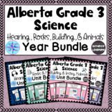 Science Alberta - Grade 3 - Hearing, Rocks, Building & Ani