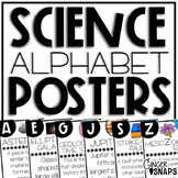 Science Alphabet Posters {Middle Level Science}