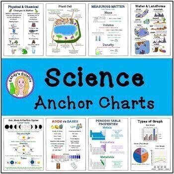 Preview of Science Anchor Chart Bundle