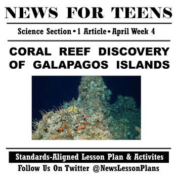 Preview of Science_Ancient Coral Reef in Galapagos_Current Event News Article Reading_2023
