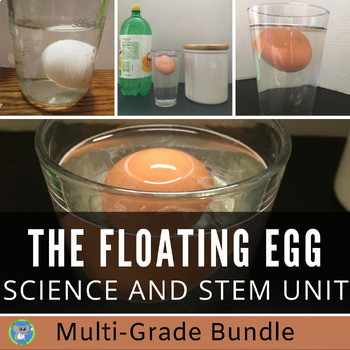 Preview of Science And STEM Bundle Exploration | The Floating Egg Density And Buoyancy Lab