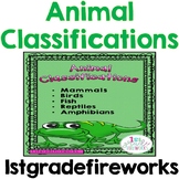 Science:  Animal  Classification - Reading and Writing