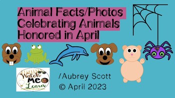 Preview of Science Animal Facts for April