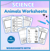 Science: Animals Worksheets
