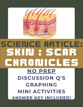 Preview of Science Article: Scar Chronicles | Sub Plan | No Prep| Answer Key| Health
