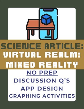 Preview of Science Article: Virtual Realm- Mixed Reality | Sub Plan | No Prep | Engineering