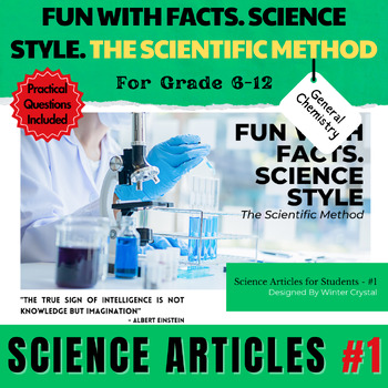Preview of Science Articles with Questions for Students - #1 -The Scientific Method