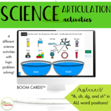 Science Articulation Boom Cards 