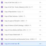 Science Assessments (8.ESS, 8.LS, 6.EES)