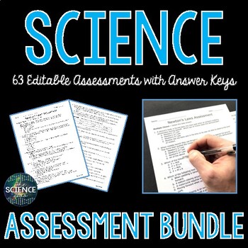 Preview of Science Assessments Bundle - Distance Learning Compatible