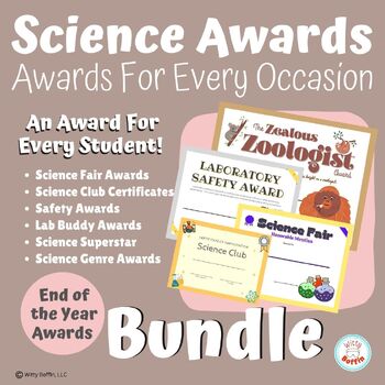 Preview of Science Awards Bundle - Awards For Every Occasion