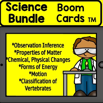 Preview of Science BOOM Bundle Digital Task Cards