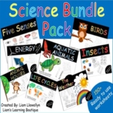 Science BUNDLE Learning Pack - SCIENCE - PreK to G2 - NO PREP!