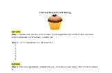 Science Baking Lab Particle Motion work sheet