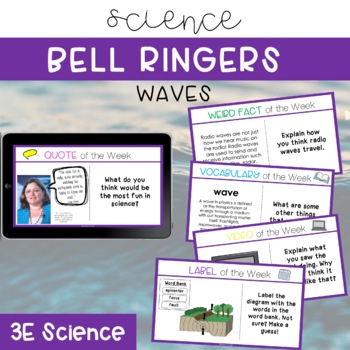 Preview of Science Bell Ringers - Waves