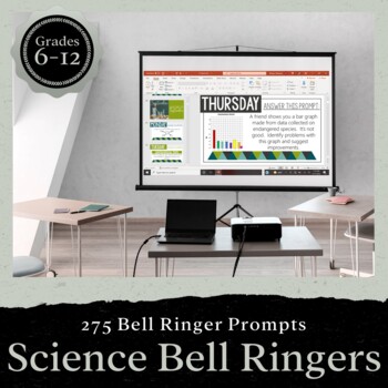 Preview of Science Bell Ringers for the Entire School Year: PRESENTATION FORM