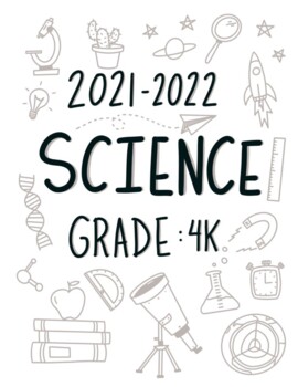 Preview of Science Binder Cover 4K
