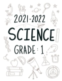 Science Binder Cover First Grade