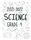 Science Binder Cover Fourth Grade