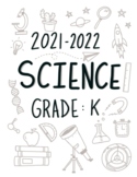 Science Binder Cover Kindergarten