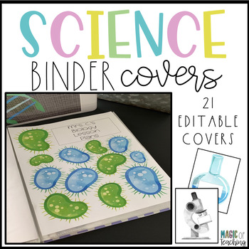 science binder covers