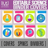 Science Binder Covers, Spines and Divider Tabs | Science I