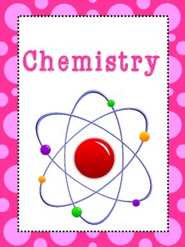 8 Science Subjects Binder Covers and Side Labels. KDG-High School