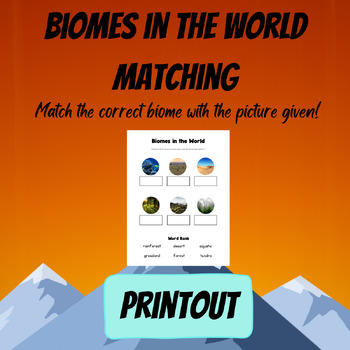 Preview of Biomes in the World