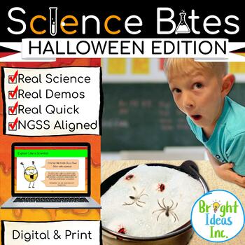Preview of Science Bites:Halloween Engineering Design Challenge HOCUS POCUS POTION (K-2)