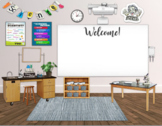 Science Bitmoji Virtual - Digital Classroom (Editable)