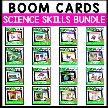 Preview of Science: Boom Cards™ {special education} distance learning