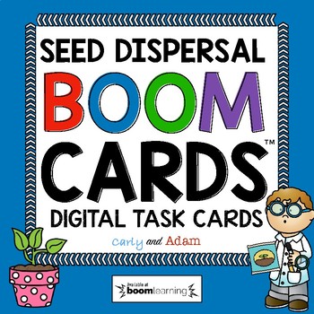 Preview of Plant Seed Dispersal Boom Cards™ and Reading Passage