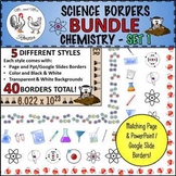 Science Borders BUNDLE: Chemistry - Set 1 {Portrait Page &