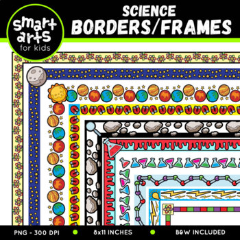 Preview of Science Borders Clip Art